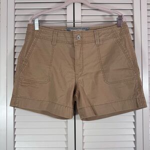 Levi’s Utility Khaki Shorts Back Button Packets Size 10 Hiking Outdoor